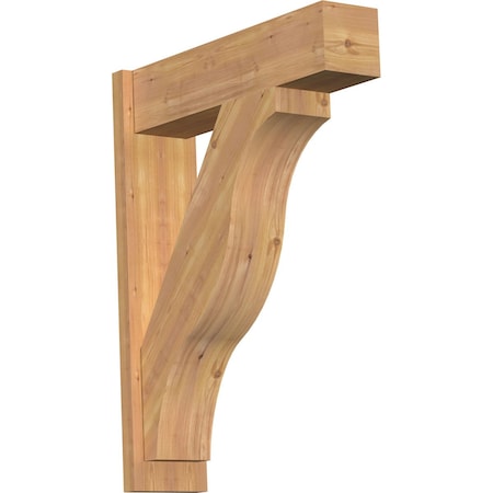 Ekena Millwork Funston Block Smooth Outlooker, Western Red Cedar, 7 1/2"W x 28"D x 36"H OUT08X28X36FST05SWR